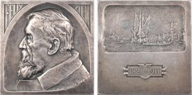 Italie, Venise, Félix Ziem, par A. Motti, bronze-argenté, 1911 Paris
SUP. Bronze argenté, 67,5 mm, 128,49 g, 12 h, Punch: Triangle

Plaquette numér...