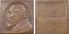 Italie, Venise, Félix Ziem, par A. Motti, bronze, 1911 Paris
SUP+. Bronze, 67,5 mm, 145,13 g, 12 h, Punch: Triangle

Avec triangle (JD) et n° 59 su...