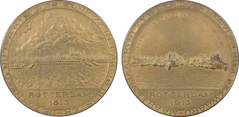 Pays-Bas, centenaire de l'indépendance (port de Rotterdam), 1813-1913
SUP. Bron...