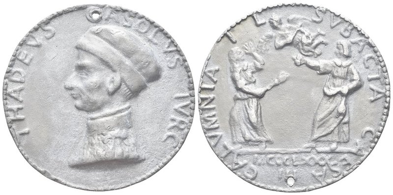 Ercole I d’Este, 1471-1505.
Medaglia 1500 opus sconosciuto.
Stagno gr. 83,13 m...