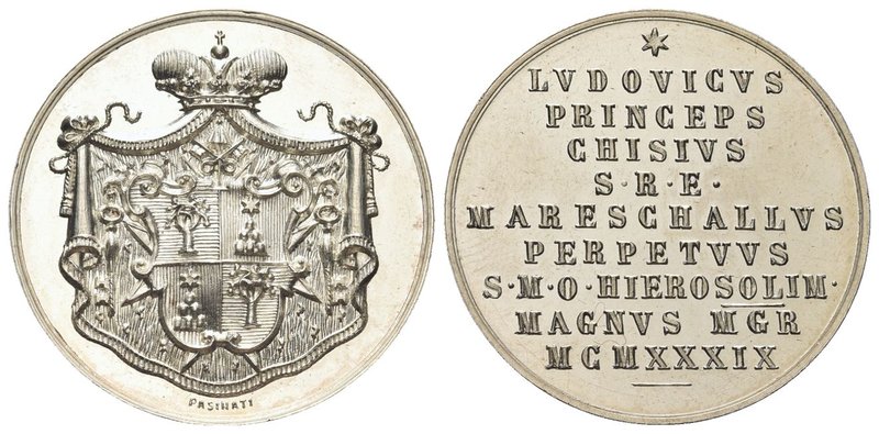 Sede Vacante (Maresciallo del Conclave Ludovico Chigi), 1939.
Medaglia 1939 opu...