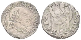 Innocenzo XI (Benedetto Odescalchi), 1676-1689.
Muraiola.
Mi gr. 1,26
Dr. INNOCENTIVS XI PON M. Busto a d., con piviale decorato.
Rv. S - P - ETRO...