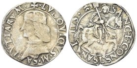 Ludovico II di Saluzzo, 1475-1504. 
Cavallotto. 
Ag gr. 3,47
Dr. LVDOVICVS M SA LVTIARVM. Busto a s., corazzato, con berretto.
Rv. S ANCT CONSTAN ...
