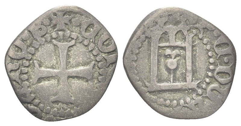 Paolo di Campofregoso, Doge XXVIII, 1463-1464. 
Petachina.
Mi gr. 0,89
Dr.P C...