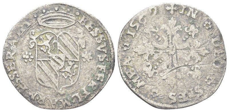 Besso Ferrero Fieschi, 1559-1584. 
Bianco 1569.
Mi gr. 4,30
Dr. BESSVS FE FL ...