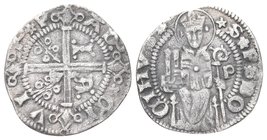 Iacopo II da Carrara, 1345-1350.
Carrarino da 2 Soldi.
Ag gr. 0,99
Dr. C I - VI T - P -AD’. Croce filettata e ornata alle estremità.
Rv. S PSDO - ...