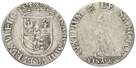 Francesco II Maria della Rovere, 1574-1624. 
Paolo.
Ag gr. 2,55
Dr. FRANC M II VRB DVX VI ET C. Stemma coronato.
Rv. AVXILIVM - DE SANCTO. San Fra...