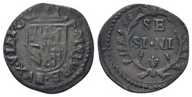 Francesco II Maria della Rovere, 1574-1624. 
Sesino.
Æ gr. 1,00
Dr. F M II VRB DVX VI E C. Stemma coronato, inquartato.
Rv. SE / SI NI. Iscrizione...