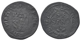 Francesco II Maria della Rovere, 1574-1624. 
Sesino.
Æ gr. 0,94
Dr. F M II VRB DVX VI E C. Stemma coronato, inquartato.
Rv. SE / SI NI. Iscrizione...