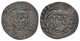 Francesco II Maria della Rovere, 1574-1624. 
Sesino.
Æ gr. 0,74
Dr. F M II VRB DVX VI E C. Stemma coronato, inquartato.
Rv. SE / SI NI. Iscrizione...