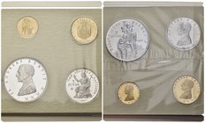 Andreas Bertie, 1988-2008.
Set 1990 di quattro monete in blister: 10 Scudi, 5 Scudi, 2 Scudi e 1 Scudo.
Au e Ag gr. 12 (Au) e gr. 35,8 (Ag)


Fr....