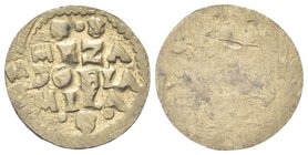 Periodo tra Filippo II e Carlo VI, 1554-1740.
Peso della Mezza Doppia di Milano.
Æ gr. 3,28
Dr. MEZA / DOBLA / MILA. Iscrizione disposta su tre rig...