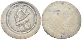 Durante Filippo III e Filippo IV di Spagna, 1598-1665.
Peso 162[8] del Ducatone di Filippo IV.
Æ gr. 31,88
Dr. Busto a s. con corona radiata entro ...
