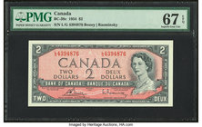 Canada Banque du Canada $2 1954 BC-38c PMG Superb Gem Unc 67 EPQ. 

HID09801242017