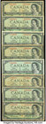 A Selection of Sixteen Bank Notes from Canada (10), Great Britain (5), and Scotland Very Good or Better. All of the Bank of Canada notes are the popul...