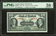 Canada Bank of Montreal $10 2.1.1935 Ch.# 505-60-04 PMG Choice About Unc 58 EPQ. 

HID09801242017