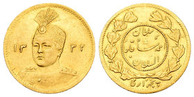 Irán. Sultán Ahmad Shah. Toman. 1332 H (1913). (Km-1074). Au. 1,45 g. EBC. Est...160,00.