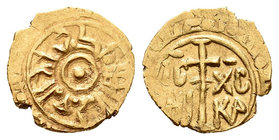 Italia. Nápoles y Sicilia. Roger II. Tarí de oro. (1140-1142). (Spahr-63). Au. 1,12 g. MBC. Est...240,00.