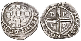 Portugal. Joao IV. 1/2 tostao. Oporto. (Gomes-47.08). Ag. 2,71 g. BC+. Est...70,00.