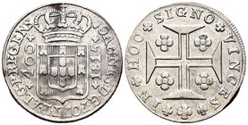 Portugal. Joao VI. 400 reis. 1815. (Km-331). Ag. 14,03 g. Roce en el canto. MBC. Est...30,00.