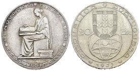 Portugal. 2 escudos. 1953. (Km-585). Ag. 21,08 g. EBC. Est...15,00.
