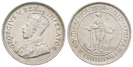 Sudáfrica. George V. 1 shilling. 1924. (Km-17.1). Ag. 5,61 g. EBC-. Est...25,00.