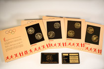 Andorra. 1992. Lote de 4 carteras con dos piezas de plata cada una en conmemoración a los Juegos Olímpicos de Verano de Barcelona 92 y los Juegos Olím...