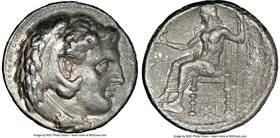 MACEDONIAN KINGDOM. Alexander III the Great (336-323 BC). AR tetradrachm (26mm, 7h). NGC VF, Fine Style. Lifetime issue of 'Babylon', ca. 325-323 BC. ...