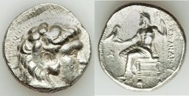MACEDONIAN KINGDOM. Alexander III the Great (336-323 BC). AR tetradrachm (27mm, 16.80 gm, 1h). About XF. Late lifetime-early posthumous issue of Aradu...
