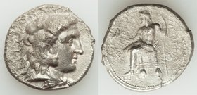 MACEDONIAN KINGDOM. Alexander III the Great (336-323 BC). AR tetradrachm (27mm, 16.31 gm, 12h). XF, porosity. Late lifetime-early posthumous issue of ...