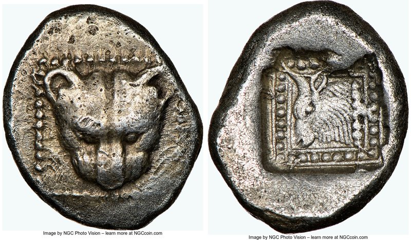 IONIAN ISLANDS. Samos. Ca. late 6th century BC. AR drachm (15mm, 2.97 gm, 12h). ...