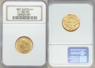 Victoria gold Sovereign 1861-SYDNEY AU53 NGC, Sydney mint, KM4. AGW 0.2353 oz. 

HID09801242017