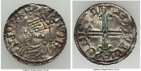 Kings of All England. Edward the Confessor (1042-1066) Penny ND (1059-1062) AU (flan crack), Hastings mint, Leofwine (?) as moneyer, Hammer Cross type...