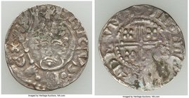 Henry II (1154-1189) Penny ND (1180-1189) VF (unevenly struck, scratches), London (?) mint, Edmund as moneyer, Short Cross type, Class 1b, S-1344, N-9...