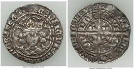 Henry VII (1485-1509) Groat ND (1485-1487) VF (large flan crack), London mint, Lis-rose dimidated mm, S-2193. 26mm. 2.88gm. From the Poulos Family Col...