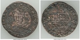 Edward VI (1547-1553) 6 Pence ND (1551-1553) Fine (damaged), Tower mint, Tun mm, S-2483. 27mm. 2.76gm. From the Poulos Family Collection

HID098012420...