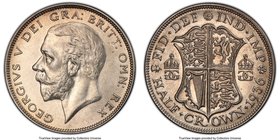 George V 1/2 Crown 1936 MS64 PCGS, KM835, S-4037. Light golden brown toning. 

HID09801242017