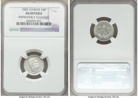 Kalakaua I Pair of Certified Multiple Cent Issues 1883 NGC, 1) 10 Cents - AU Details (Improperly Cleaned), KM3 2) 25 Cents - UNC Details (Improperly C...