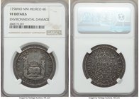 Ferdinand VI 4 Reales 1758 Mo-MM VF Details (Environmental Damage) NGC, Mexico City mint, KM95.

HID09801242017