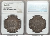 Charles III 8 Reales 1762 LM-JM AU Details (Obverse Scratched) NGC, Lima mint, KM-A64.1.

HID09801242017