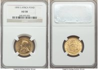 Republic gold "Single Shaft" Pond 1898 AU58 NGC, Pretoria mint, KM10.2. AGW 0.2352 oz.

HID09801242017