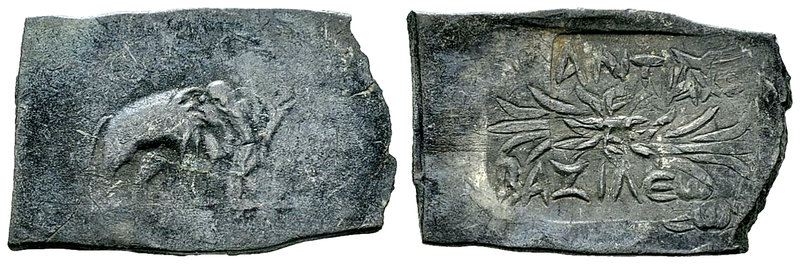 Antimachos I AE, very rare 

Kings of Bactria. Antimachos I Theos (c. 180-170 ...