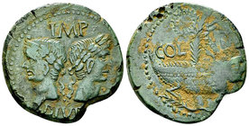 Augustus AE As, Nemausus