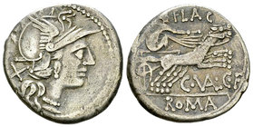 C. Valerius C.f. Flaccus AR Denarius, 140 BC