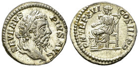 Septimius Severus AR Denarius, Salus reverse