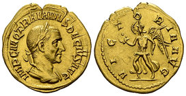 Traianus Decius Aureus, Victory reverse