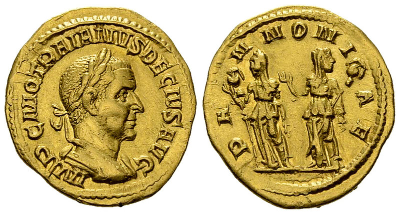 Traianus Decius Aureus, The two Pannoniae reverse 

Traianus Decius (249-251 A...