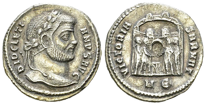 Diocletianus Argenteus, Heraclea 

Diocletianus (284-305 AD). Argenteus (18 mm...