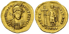 Theodosius II AV Solidus, Constantinople