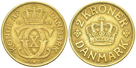 Denmark, 2 Kroner 1924, rare